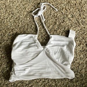 NWT AF Abercrombie Halter Crop Tank